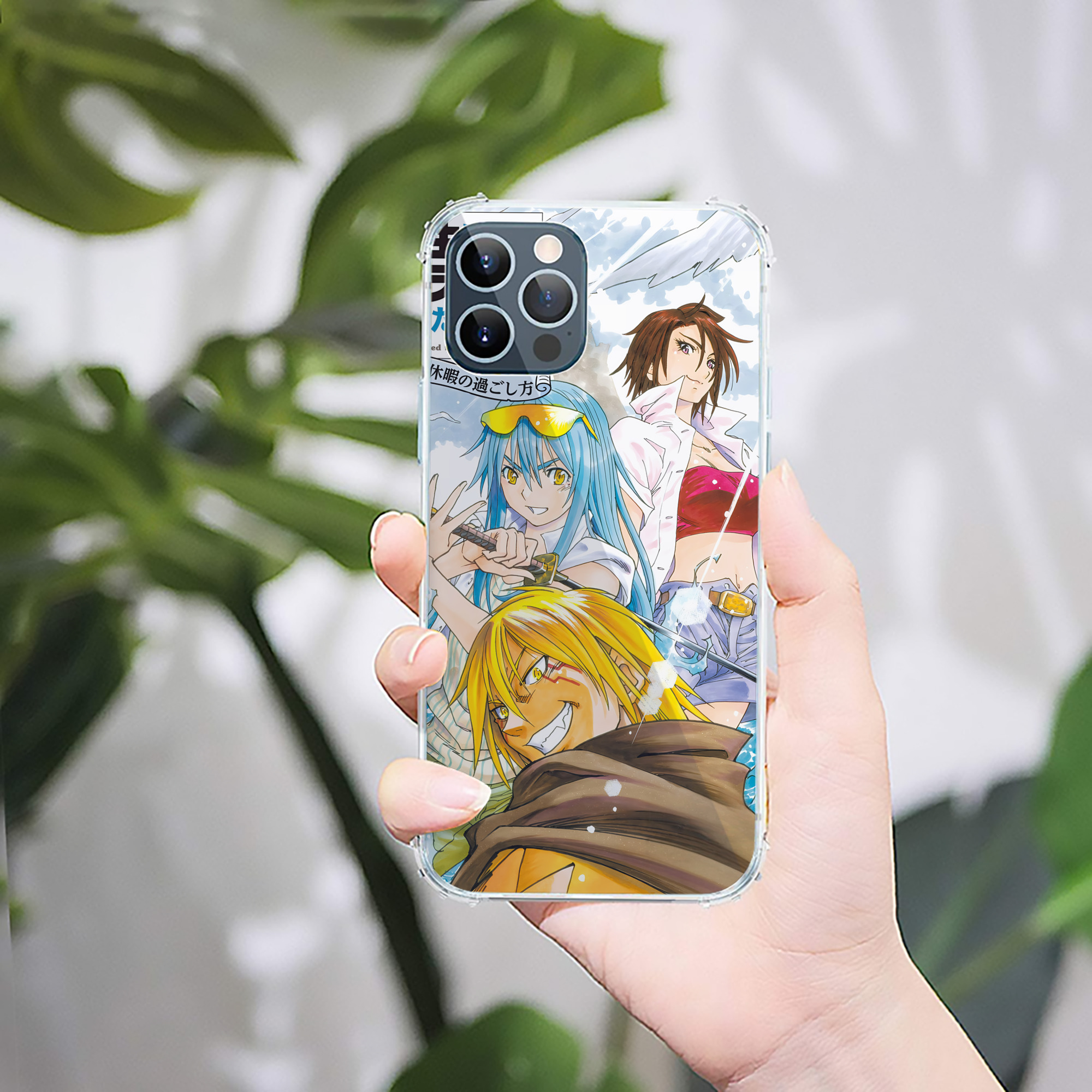 （画像用） 転スラ Regarding Reincarnated to Slime 【iPhone 12シリーズ対応】透明スマホケース（クリアソフトケース）